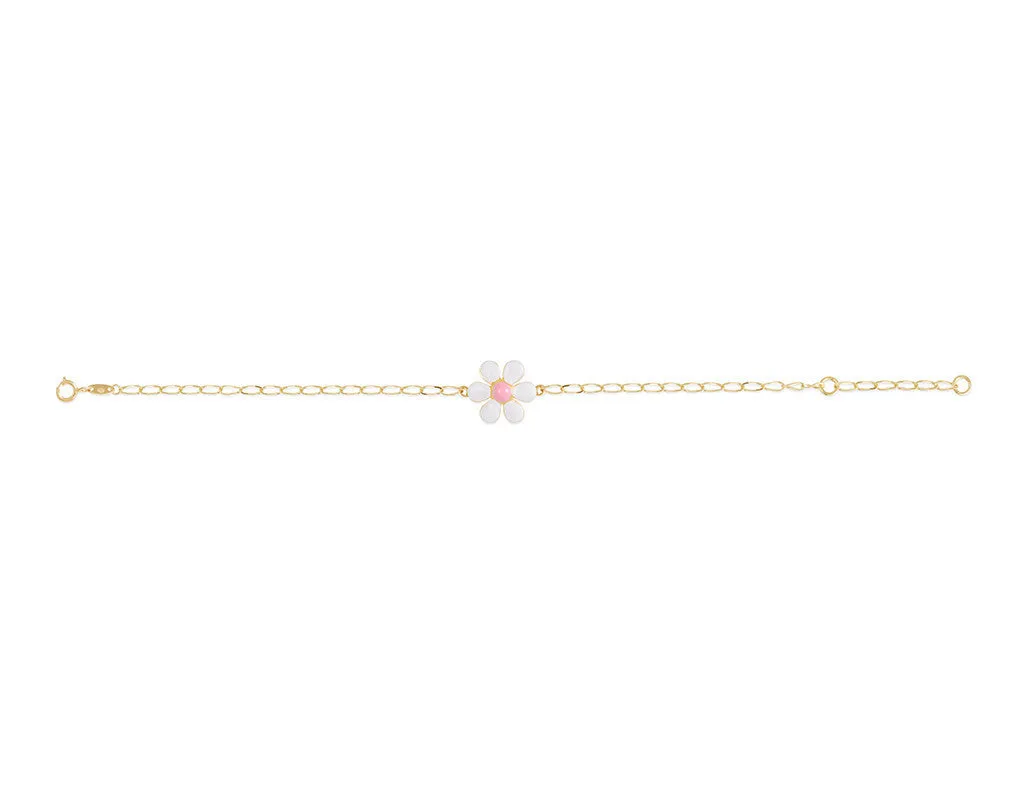 18K Gold Flower in Spring Bracelet <br> Le Fleur Collection