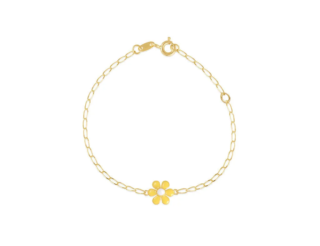 18K Gold Sunny Flower Bracelet <br> Le Fleur Collection
