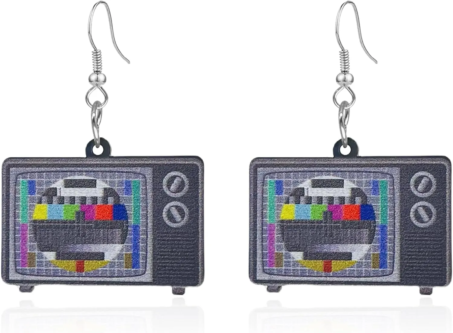 3 Pairs Gamer Earring Statement Unique TV Dangle Earrings Game Lover Jewelry Gift for Her Game for Women