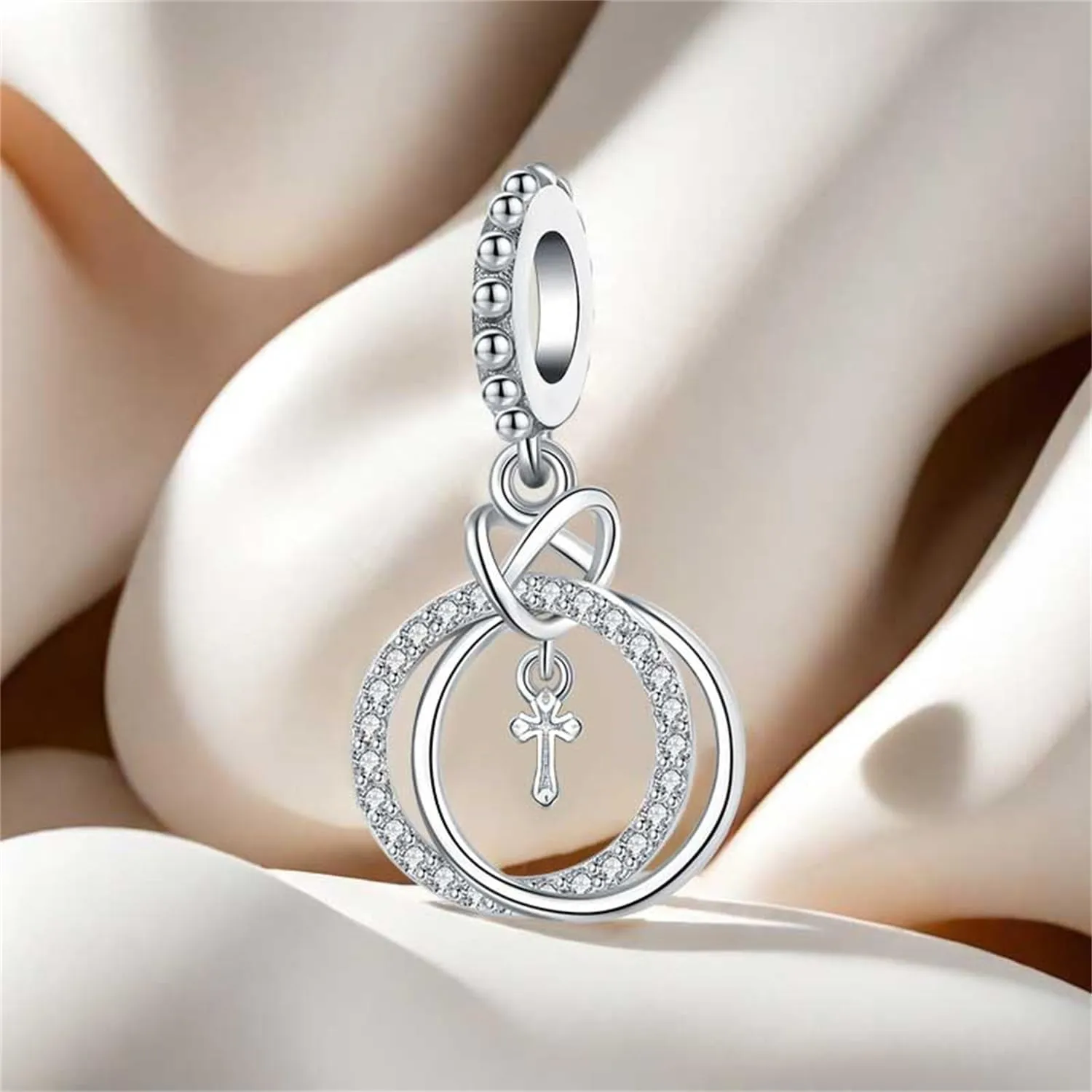 925 Sterling Silver Charms for Bracelets - Pendant Bead Charms Jewelry Present for Women Family Friends