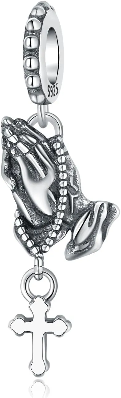 925 Sterling Silver Charms for Bracelets - Pendant Bead Charms Jewelry Present for Women Family Friends