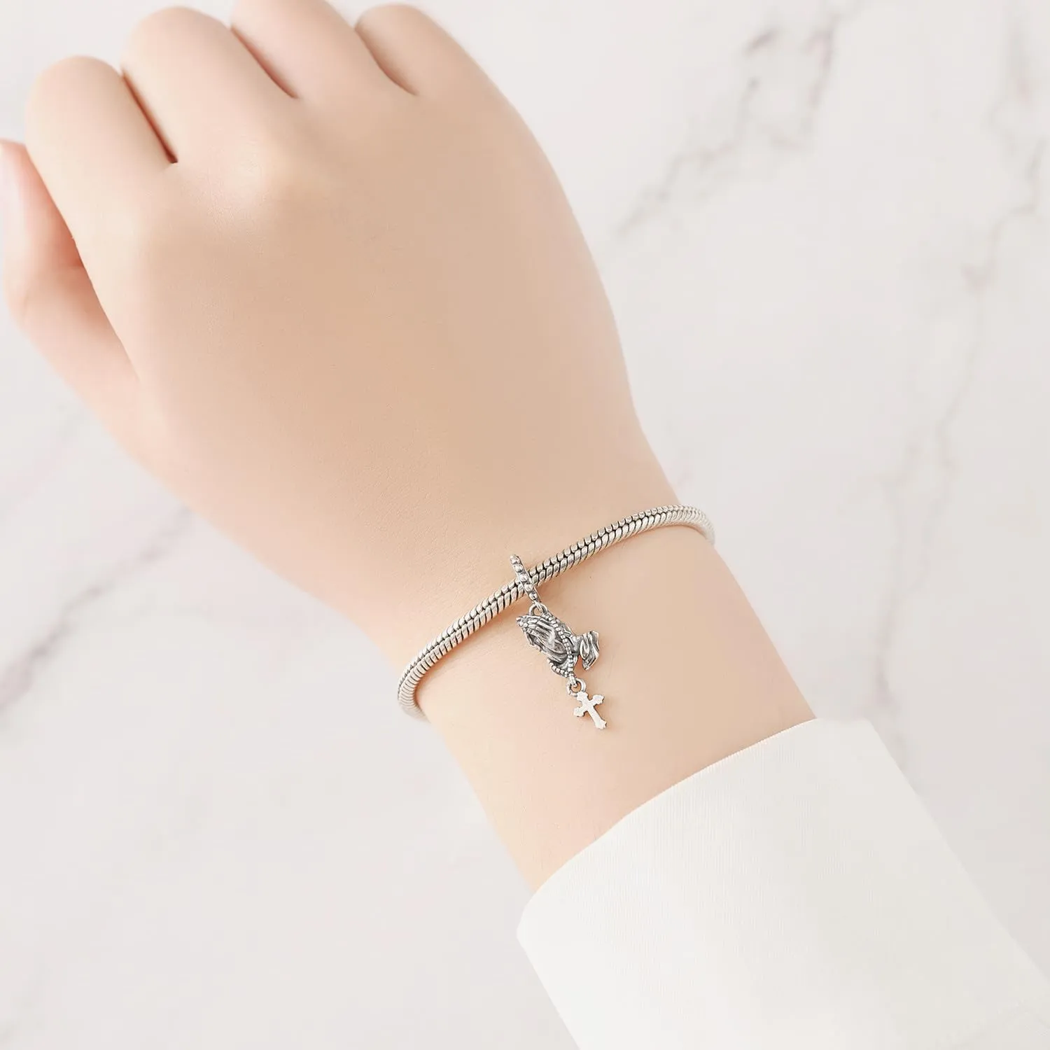 925 Sterling Silver Charms for Bracelets - Pendant Bead Charms Jewelry Present for Women Family Friends