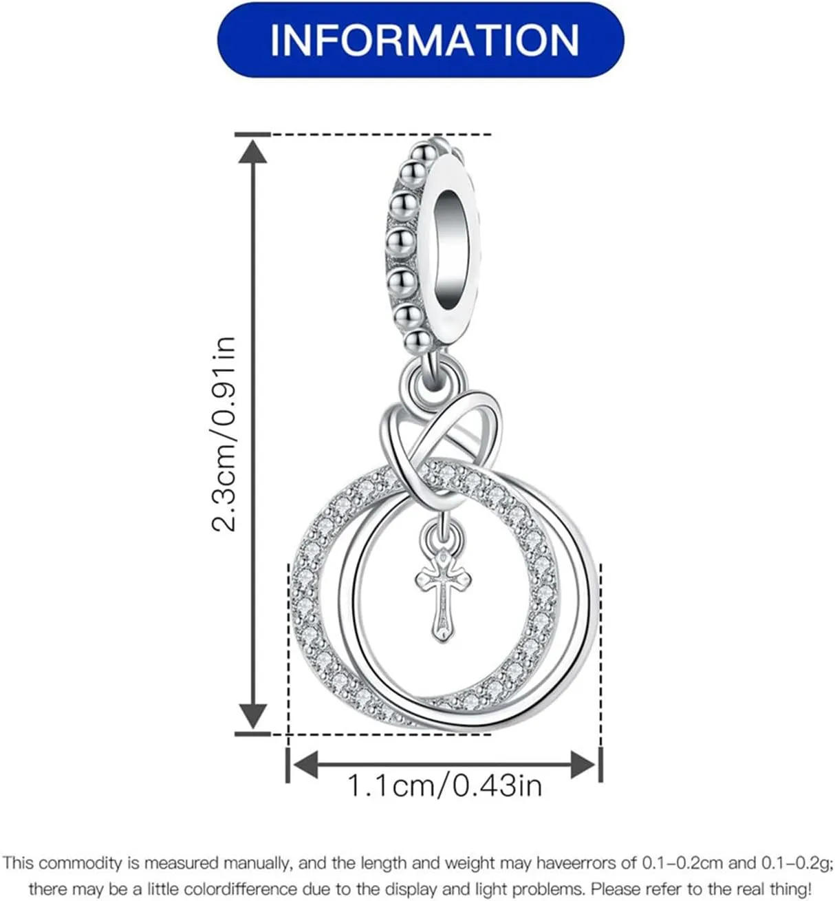 925 Sterling Silver Charms for Bracelets - Pendant Bead Charms Jewelry Present for Women Family Friends