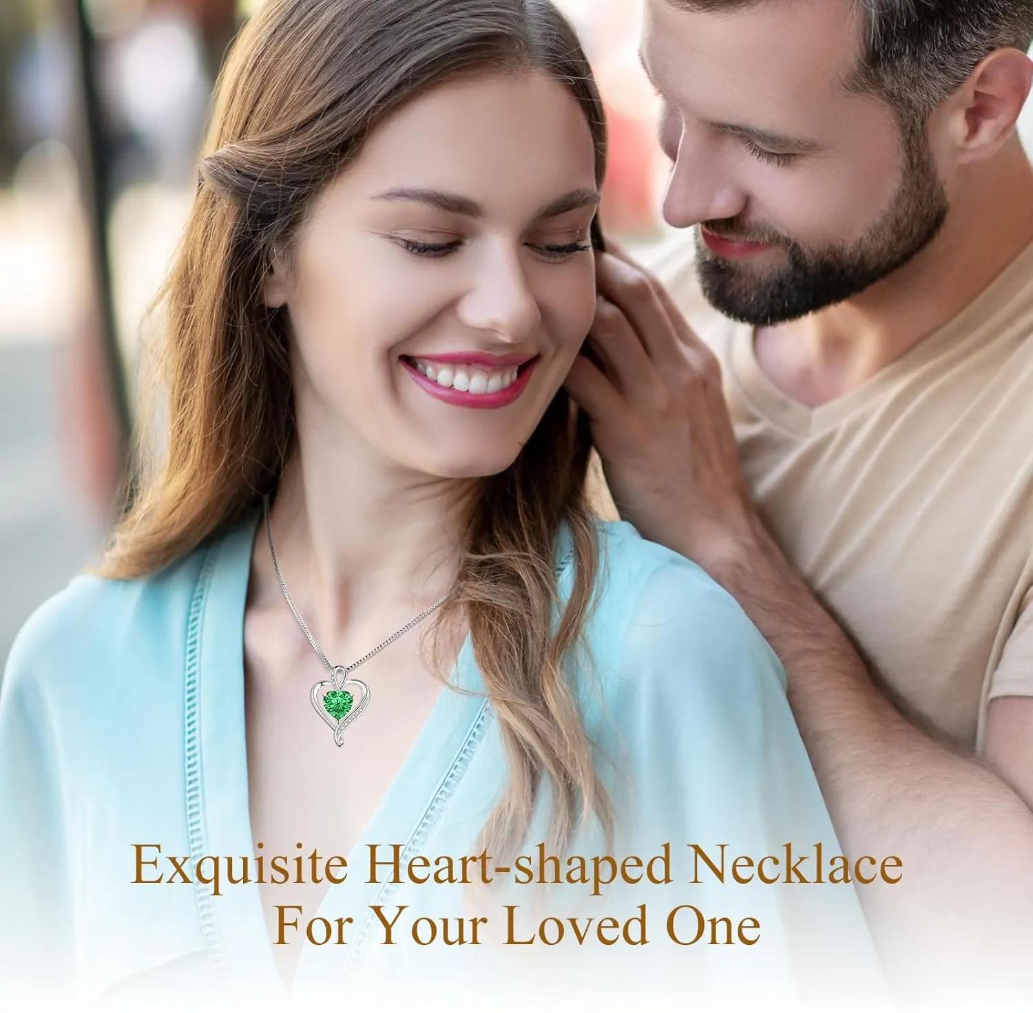 925 Sterling Silver Necklace - Exquisite Silver Jewelry for Women - Heart Pendant Silver Necklace - Birthday, Anniversary, Valentine's Day Gift for Women, Wife, Mom, Girlfriend, Lady