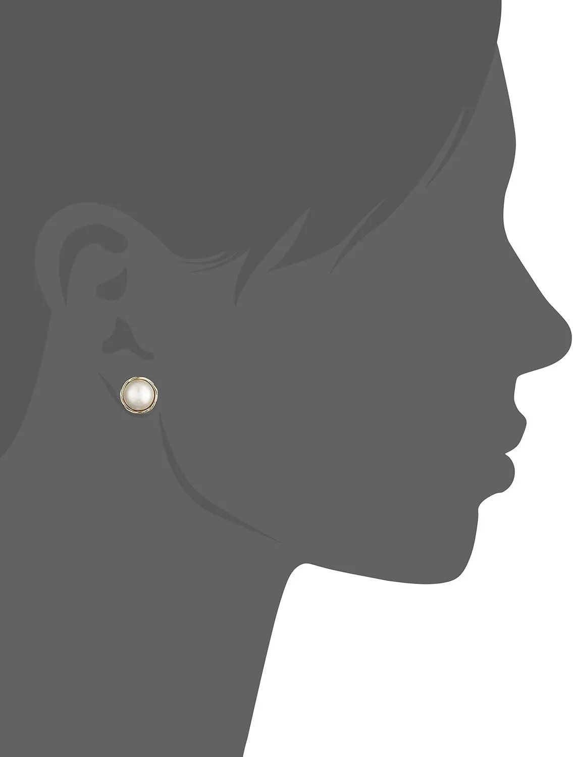 Anne Klein Small Twisted Stud Earrings