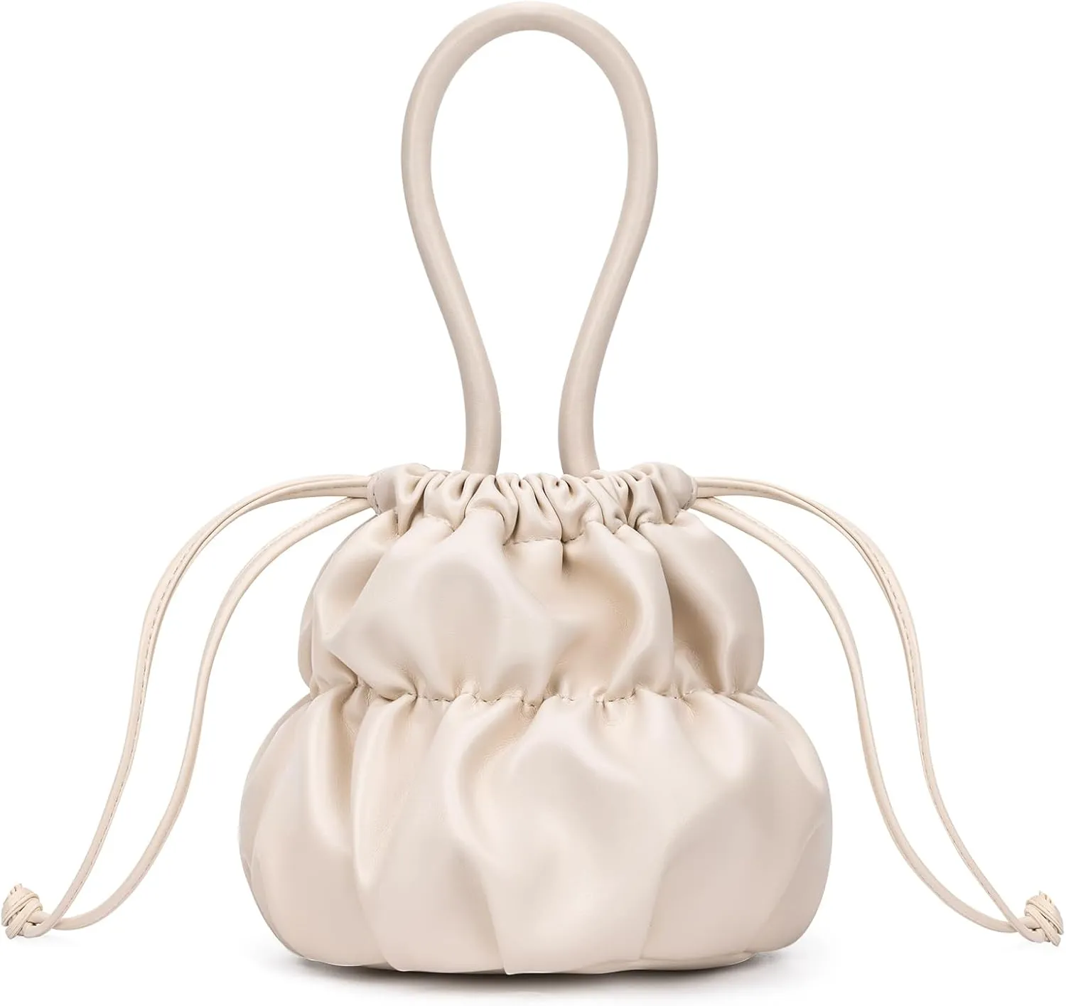 BADDIES Bucket Purse for Women,Bucket Crossbody Bag Drawstring Shoulder Purse,Small Bucket Purse Handbag