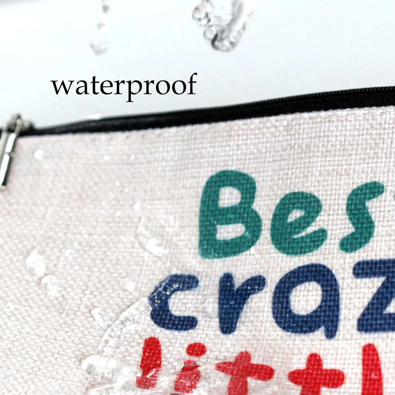 Beach Necessities Sunscreen Bags for Beach Makeup Bag Beach Items Funny Vacation Gift Beach Lover Funny Ocean Beach Themed Cosmetic Bag Beach Gifts for Women Beach Stuff for Vacation