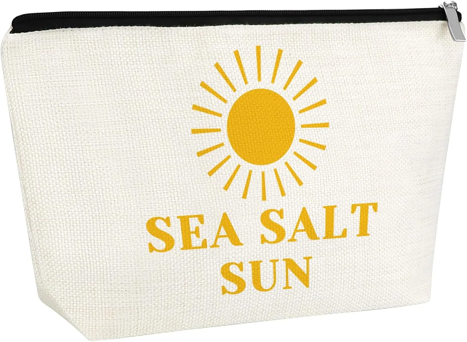 Beach Summer Travel Gifts For Women Summer Beach Cosmetic Bag Travel Make Up Pouch Beach Survival Kit Beach Bags Sunscreen Bag Summer Lovers Gifts(Sea Salt Sun Bag)