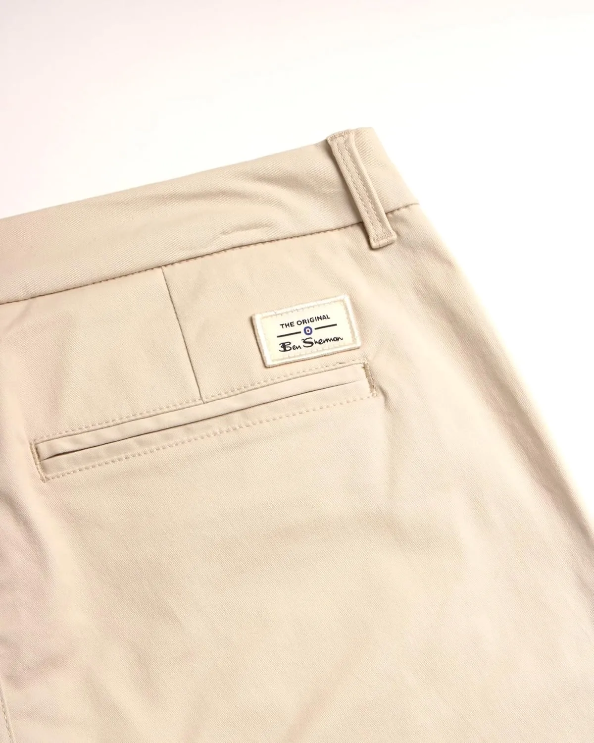 Ben Sherman Men's Slim Fit Chino Pants - Men's Fashion Comfort Stretch Cotton Casual Pants - Stylish Tapered Chinos for Men
