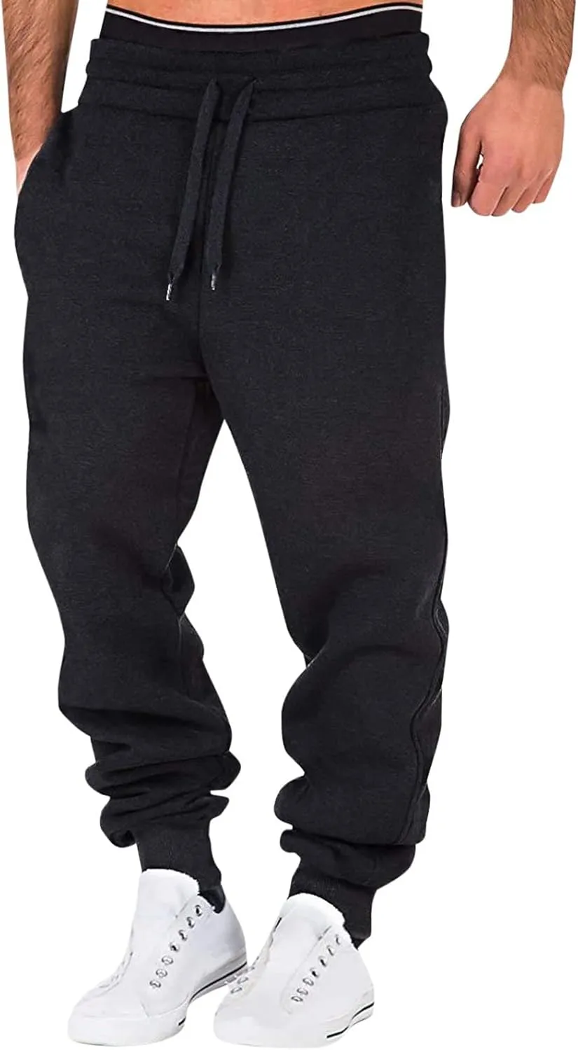 Big and Tall Cargo Pants for Men Sweatpants for Men Pant Mens Sweatpants Mens Sweatpants Fleece Large Size Sweatpants