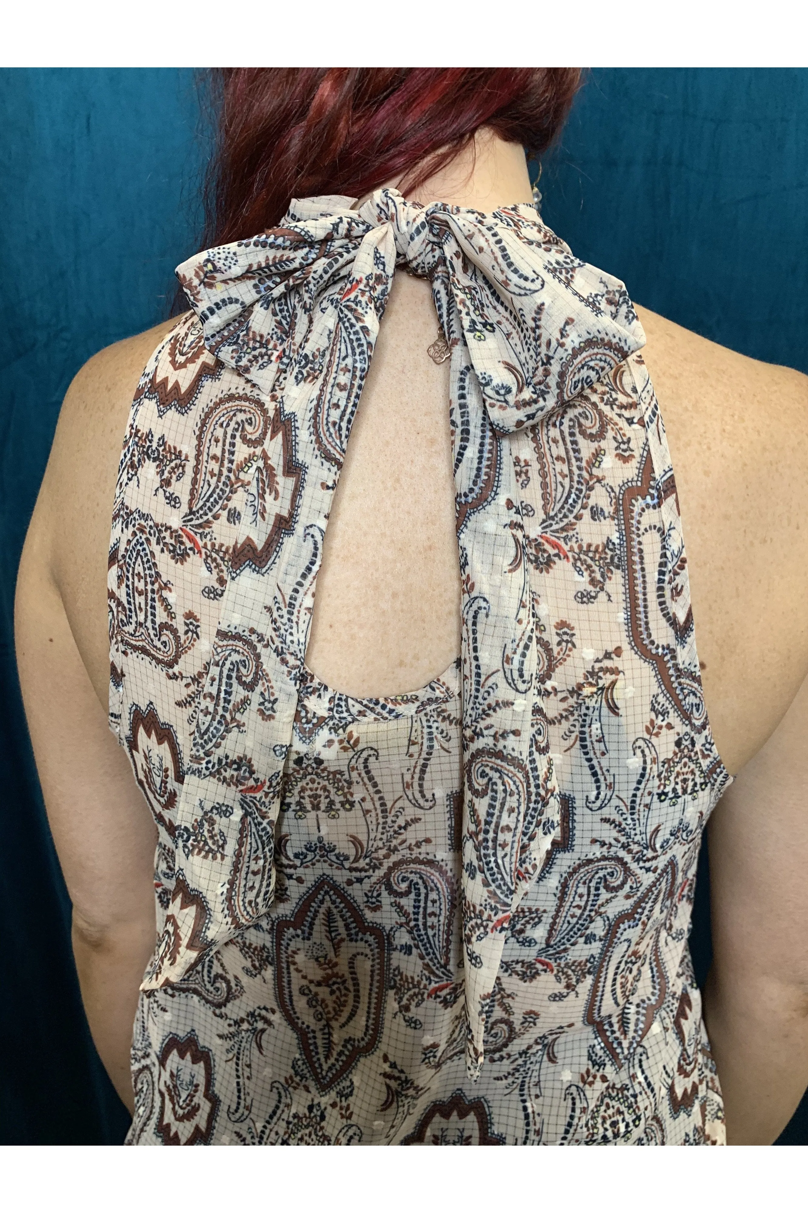 Bishop And Young Claudeen Tie Neck Top