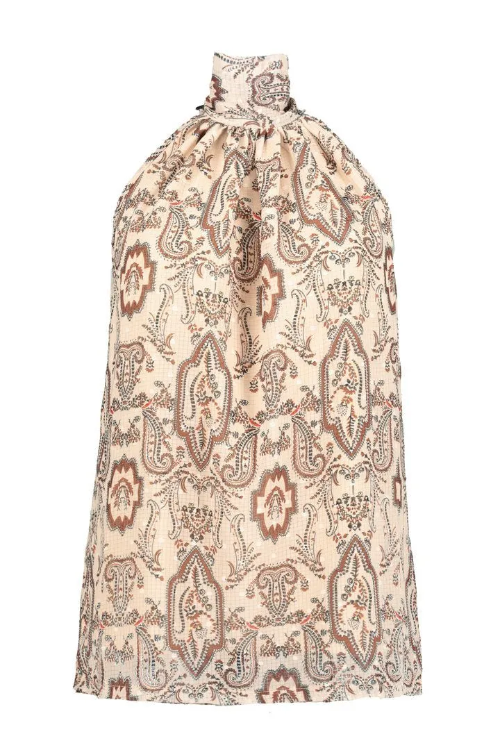 Bishop And Young Claudeen Tie Neck Top