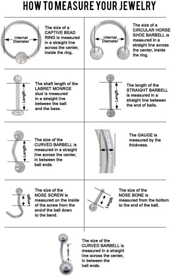 BodyJewelryOnline Pair of Nipple Piercing Clickers - Pair of Lined CZ Set Clickers - 14ga or 16ga - 316L Surgical Steel