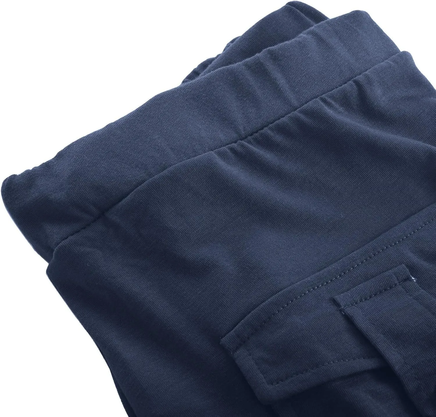 Capri Pants for Women Lightweight Y2k Drawstring Casual High Wasit Stretch Pants Yoga Leggings with Pockets 2025
