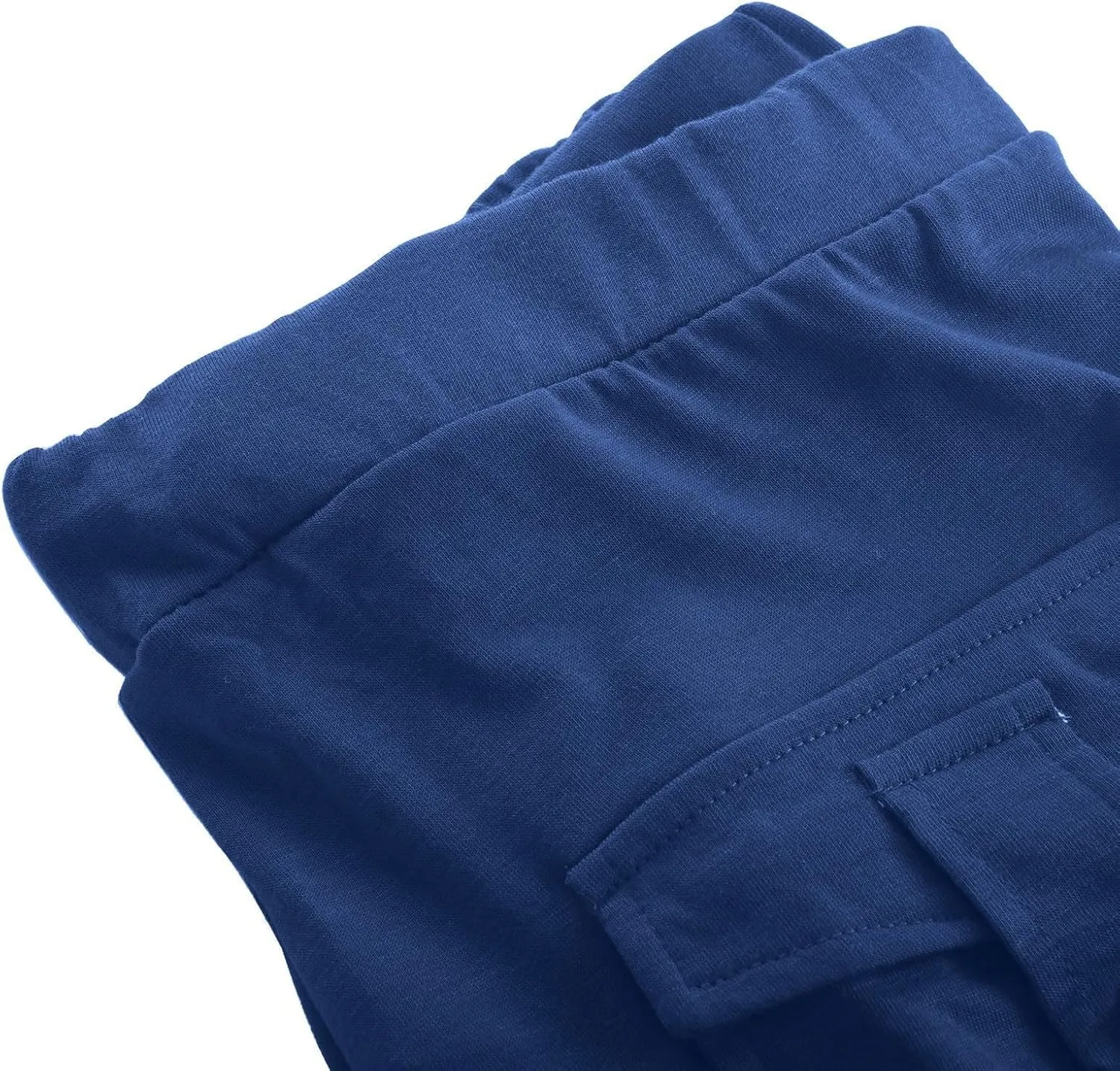 Capri Pants for Women Lightweight Y2k Drawstring Casual High Wasit Stretch Pants Yoga Leggings with Pockets 2025