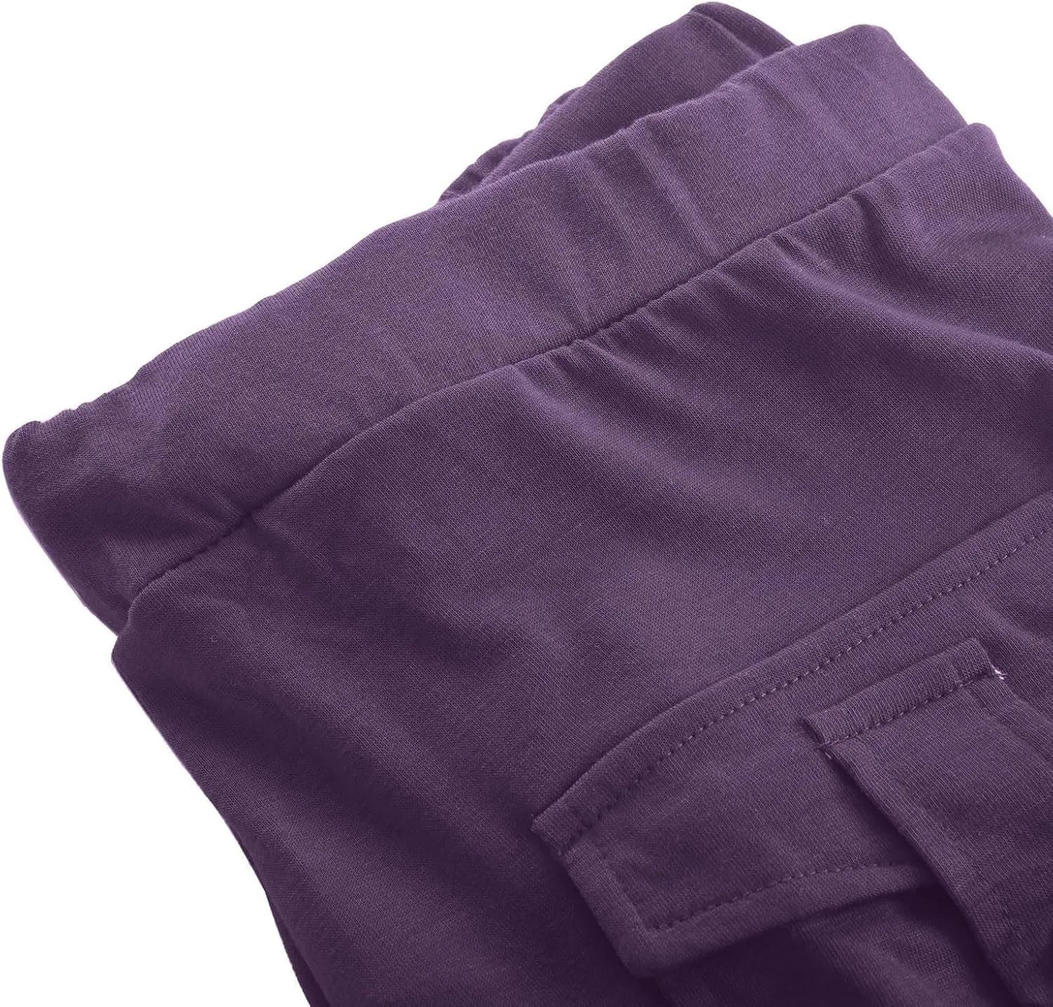 Capri Pants for Women Lightweight Y2k Drawstring Casual High Wasit Stretch Pants Yoga Leggings with Pockets 2025