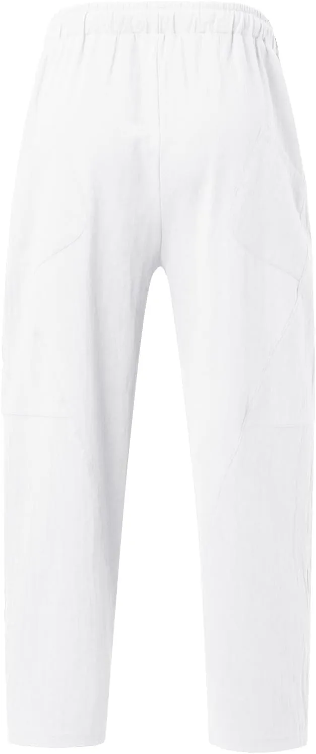 Cargo Pants for Men Baggy Casual Active Sports Sweatpants for Men Long Openleg Track Fleece Cargo Jogging Pants Mens