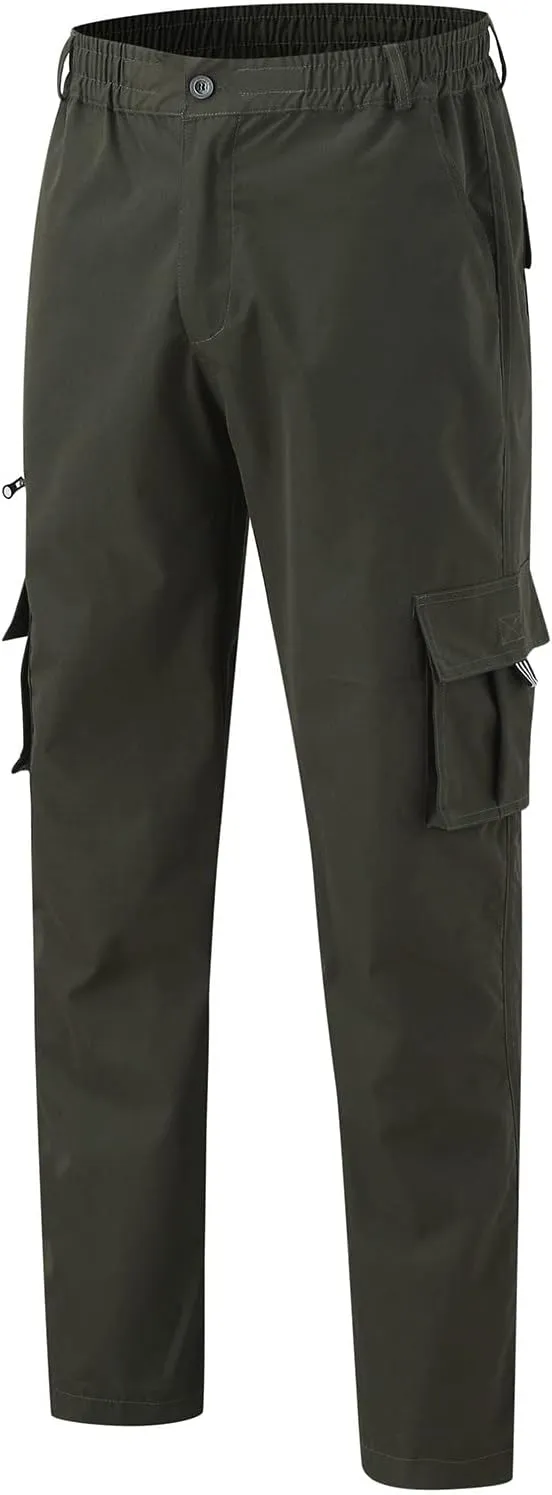 Cargo Pants for Men Relaxed Fit Mens Cargo Pants Jogger Work Pants 6 Pocket Full Outdoor Casual Sweatpants Sweatpants