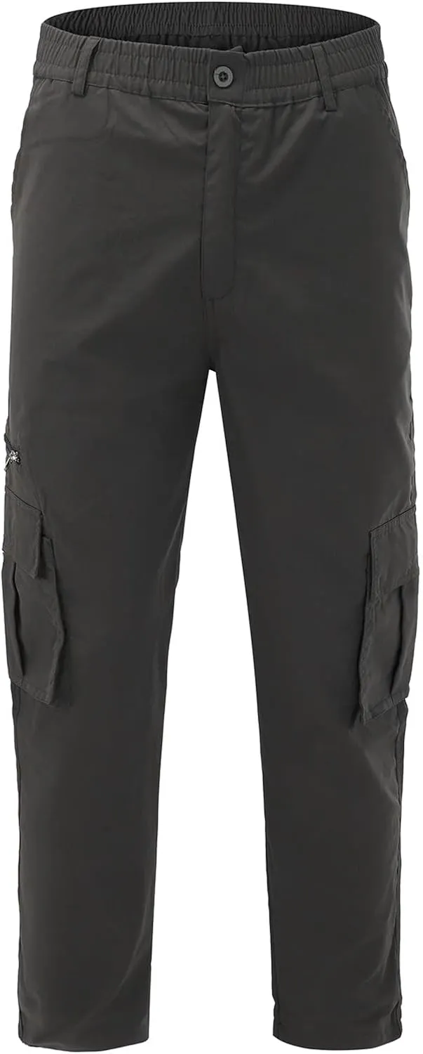 Cargo Pants for Men Relaxed Fit Mens Cargo Pants Tapered Athletic Sweatpants for Jogging Running Exercise Gym Workout