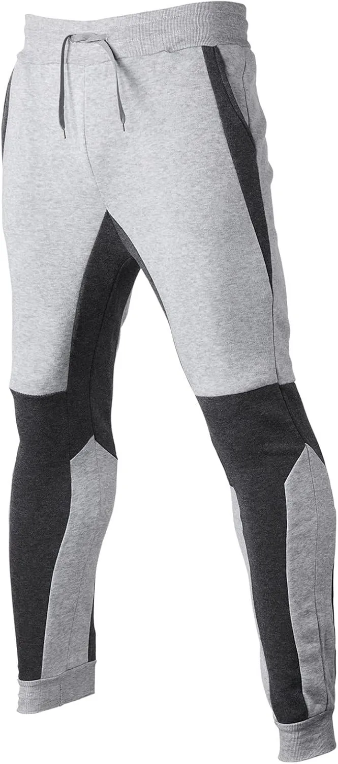 Cargo Pants for Men Relaxed Fit Zipper Pockets Running Athletic Workout Pants Tapered Sweatpants for Men Golf Track