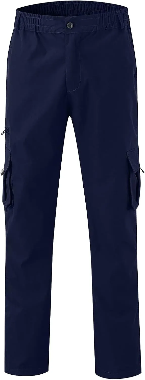 Cargo Work Pant Men Breathable Casual Pull-On Pants Athletic Sweatpants Loose Fit Joggers Bottoms Pant