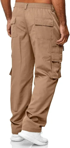 Cargo Work Pant Men Breathable Casual Pull-On Pants Athletic Sweatpants Loose Fit Joggers Bottoms Pant