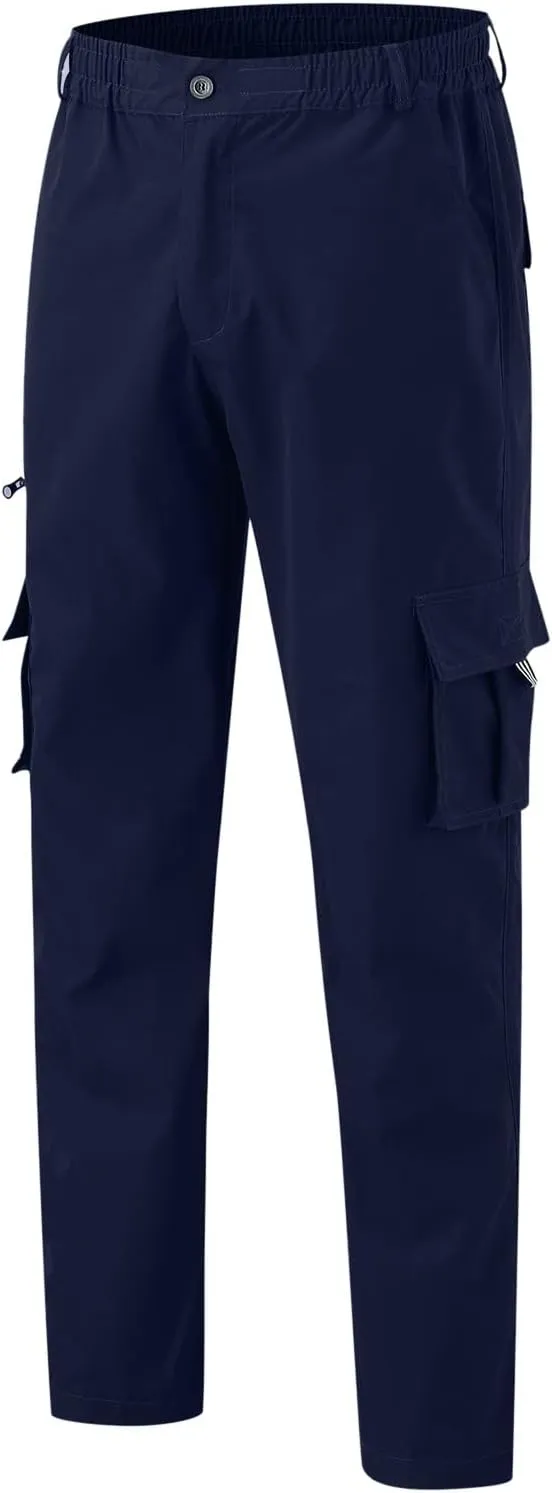 Cargo Work Pant Men Breathable Casual Pull-On Pants Athletic Sweatpants Loose Fit Joggers Bottoms Pant