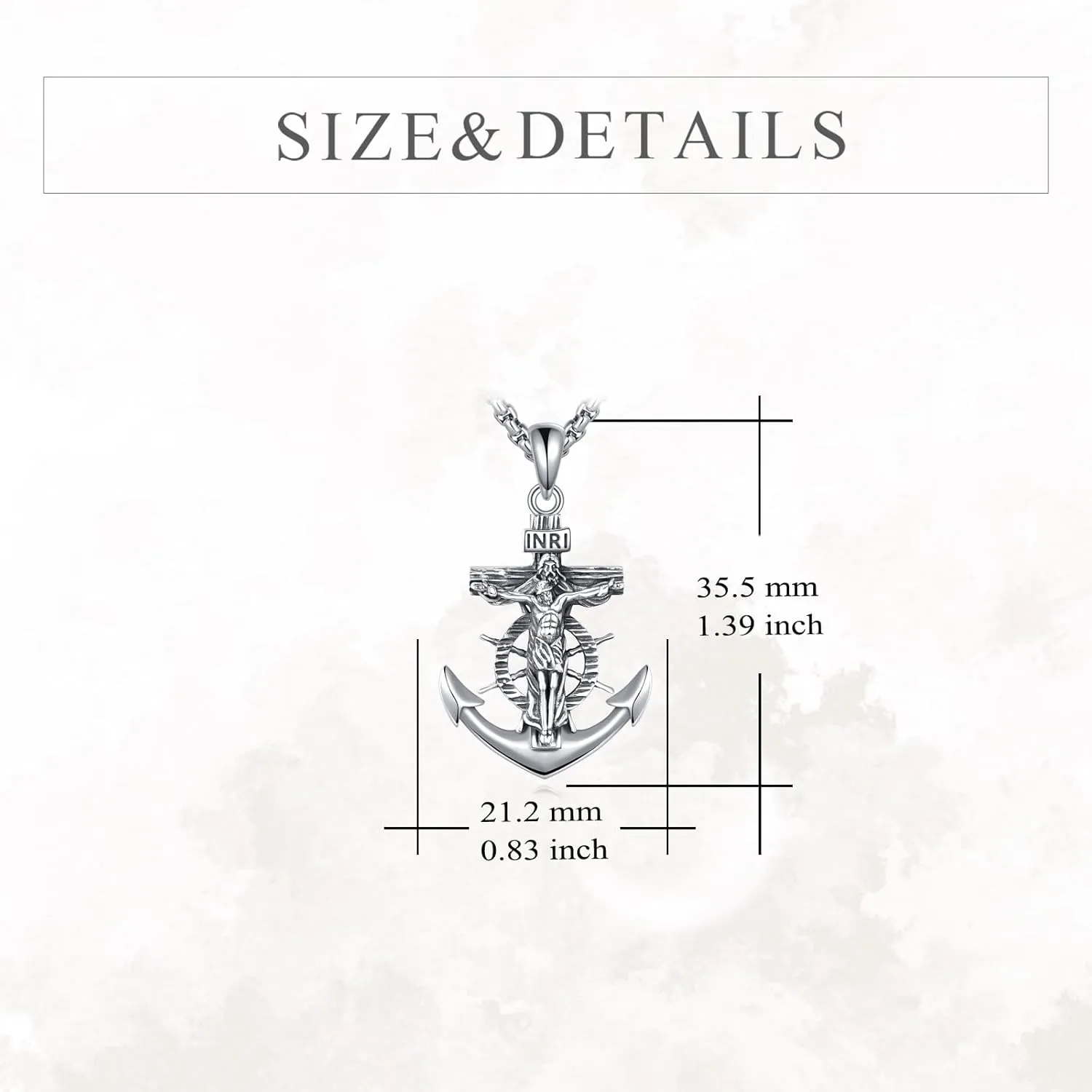 Celtic Cross Necklace Sterling Silver Vintage Cross Pendant Christain Irish Jewelry Gift for Women Men