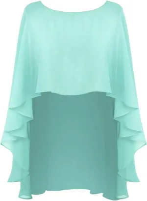 Chiffon Wedding Capes Evening Dress Bridesmaid Stole Formal Scarves Bridal Wraps Long Shawls