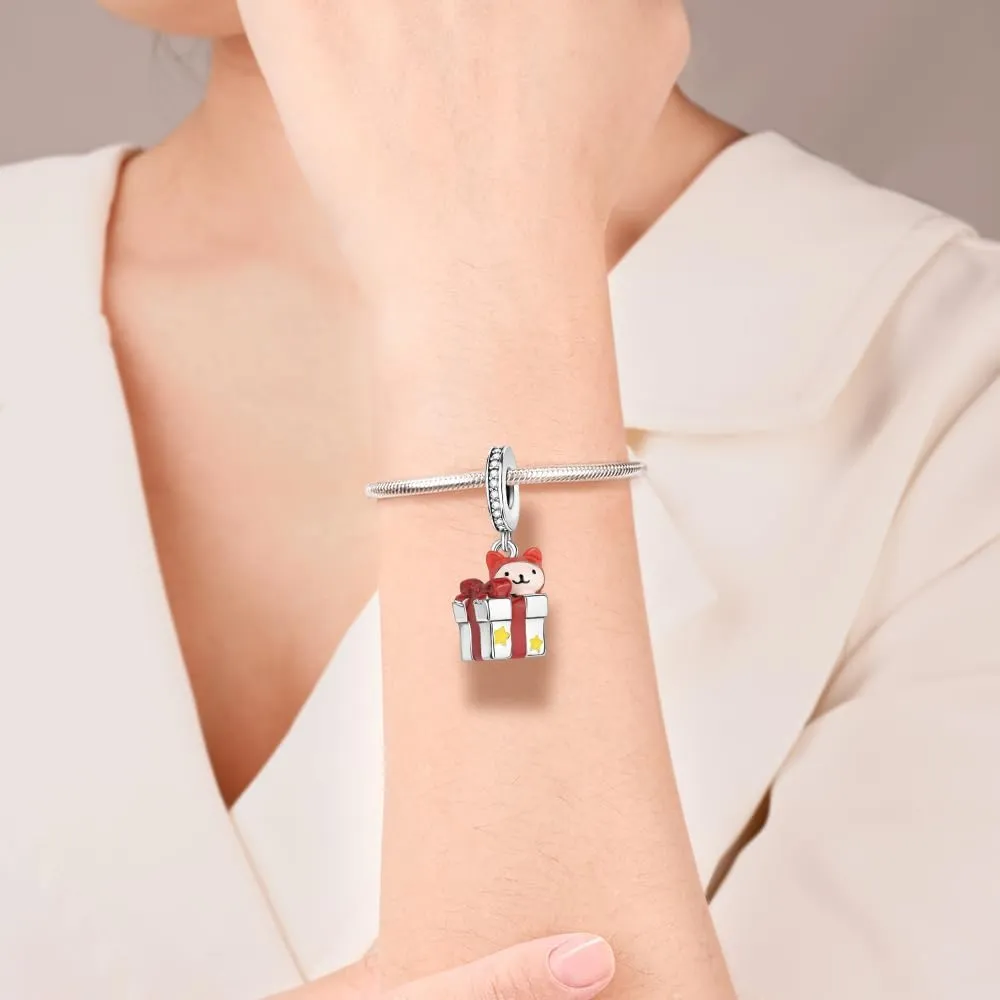Christmas Animal Family Charms for Bracelets and Necklaces Christmas Jewelry Present for Women