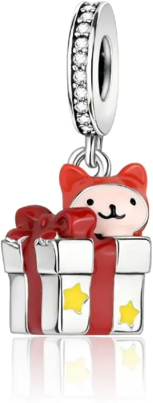 Christmas Animal Family Charms for Bracelets and Necklaces Christmas Jewelry Present for Women