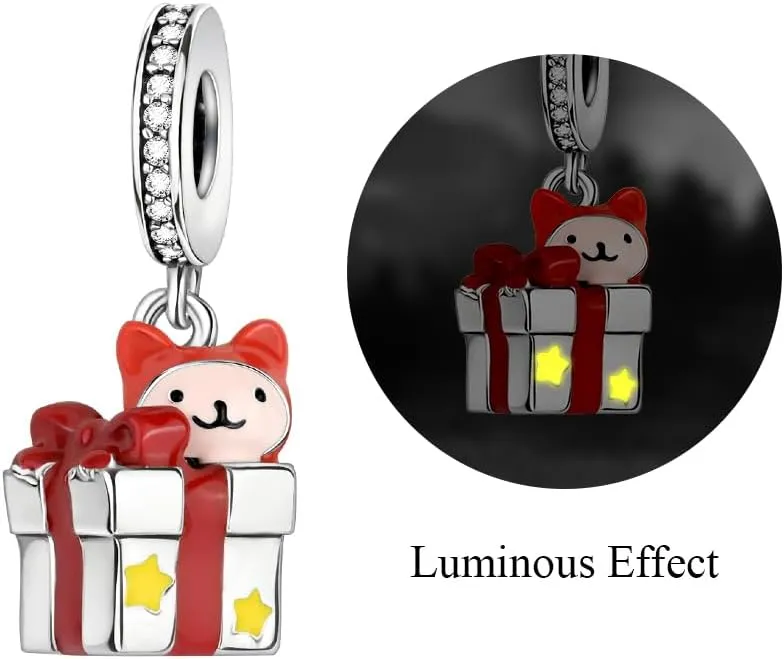 Christmas Animal Family Charms for Bracelets and Necklaces Christmas Jewelry Present for Women