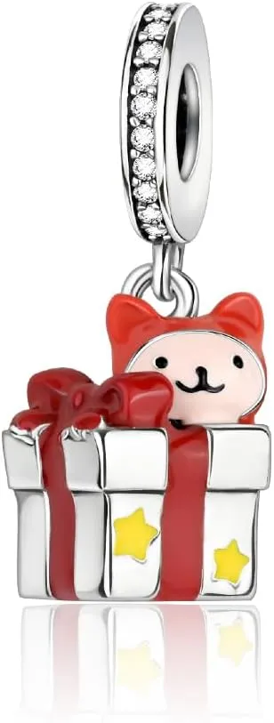 Christmas Animal Family Charms for Bracelets and Necklaces Christmas Jewelry Present for Women