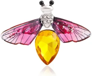 Colorful Rhinestone Crystal Bee Brooch Pin Vintage Bee Pearl Lapel Pin for Women Retro Rhinestone Insect Pin Jewelry Gift