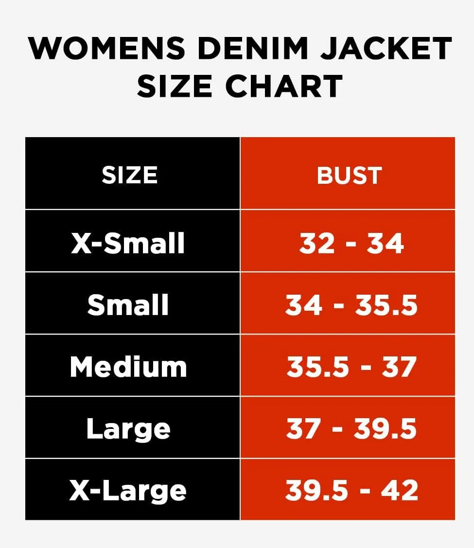 Decrum Denim Jacket for Women - Casual Stylish Outerwear Blue and White Jean Jacket Women