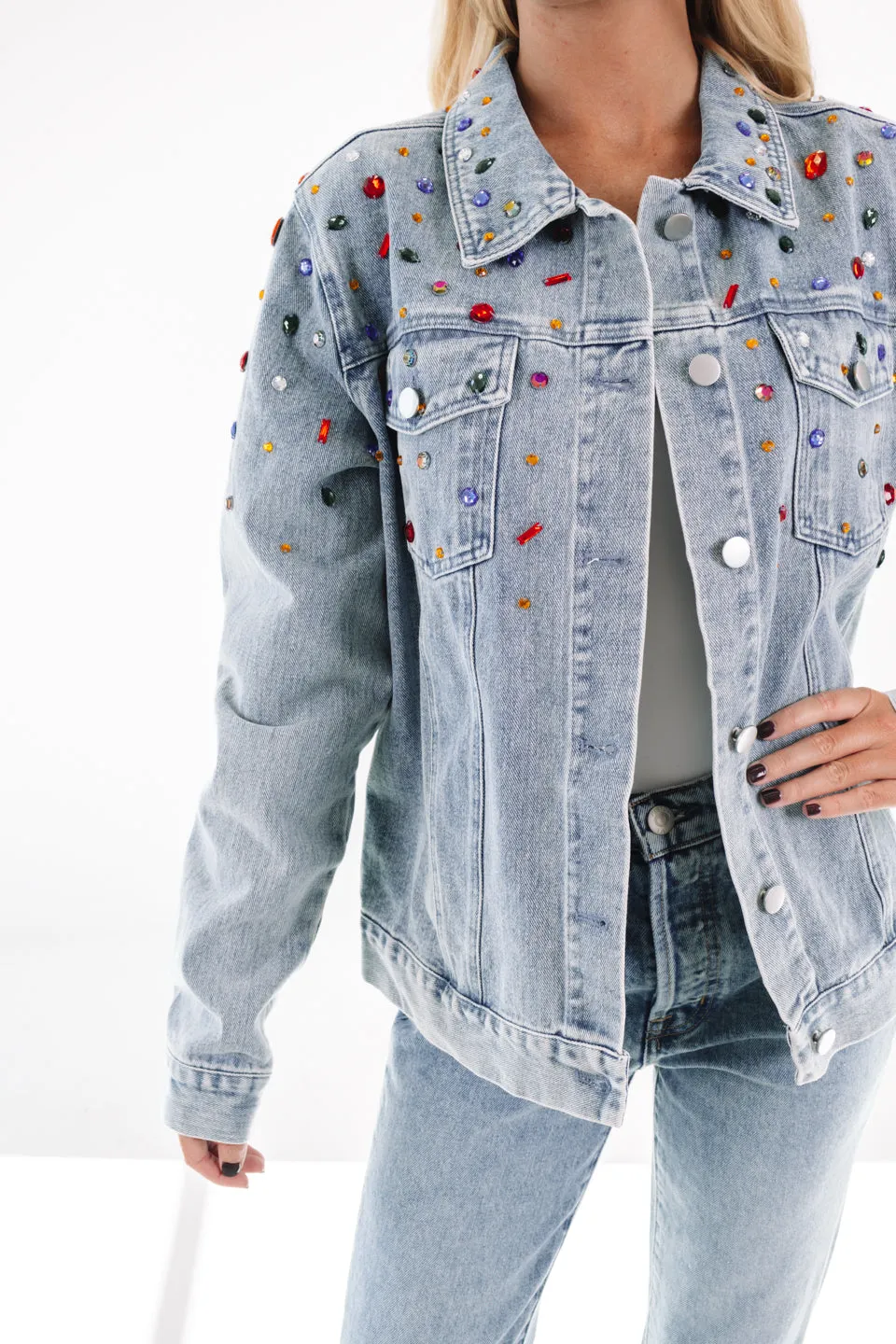 Diamond In The Rough Denim Jacket - Light Denim