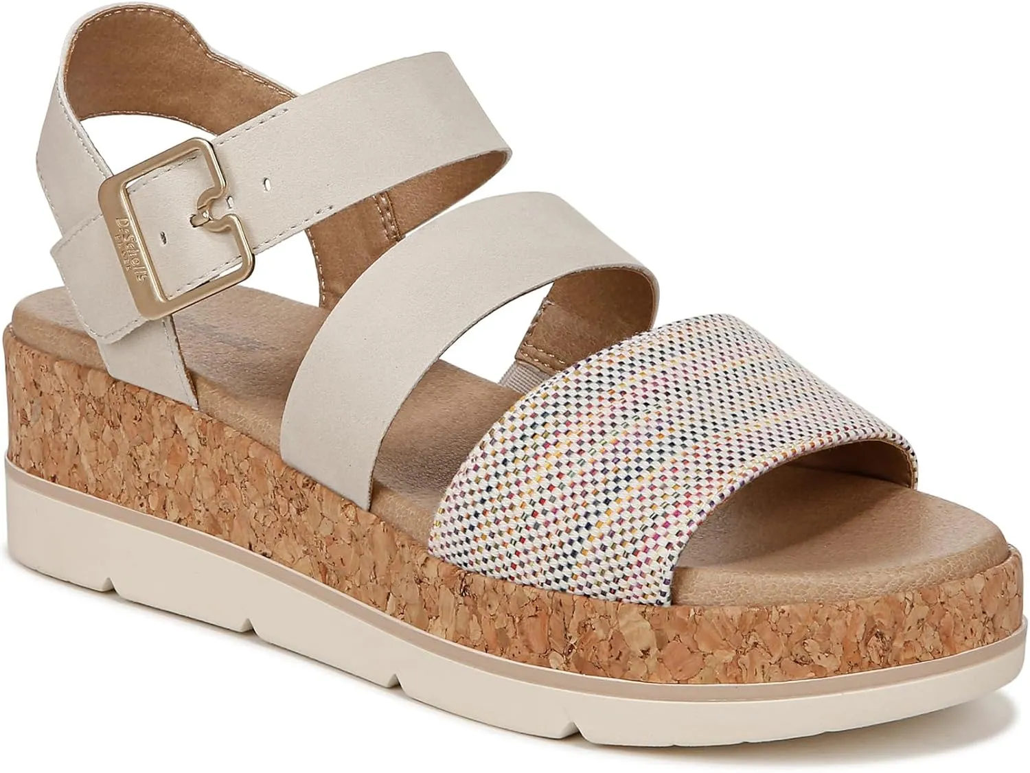 Dr. Scholl's Shoes Women's Once Twice Espadrille Platform Wedge Sandal