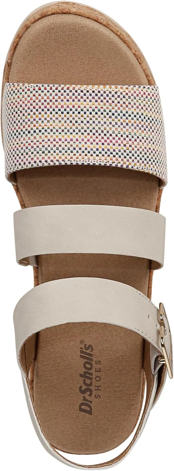 Dr. Scholl's Shoes Women's Once Twice Espadrille Platform Wedge Sandal