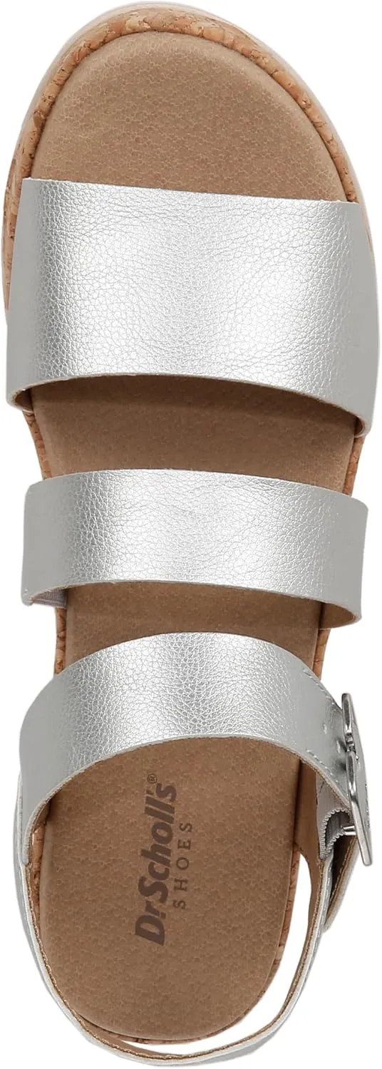 Dr. Scholl's Shoes Women's Once Twice Espadrille Platform Wedge Sandal