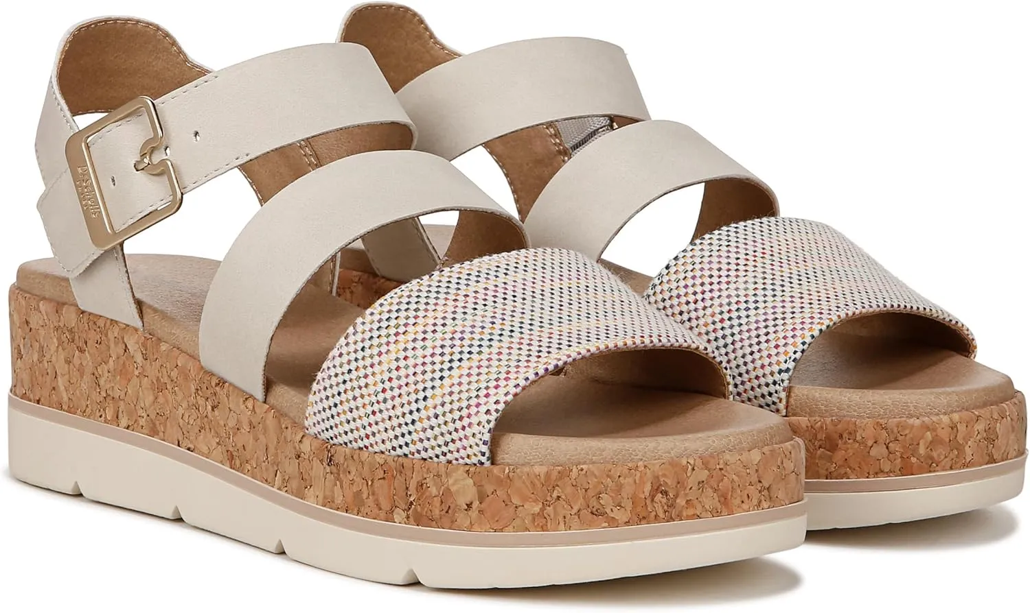 Dr. Scholl's Shoes Women's Once Twice Espadrille Platform Wedge Sandal