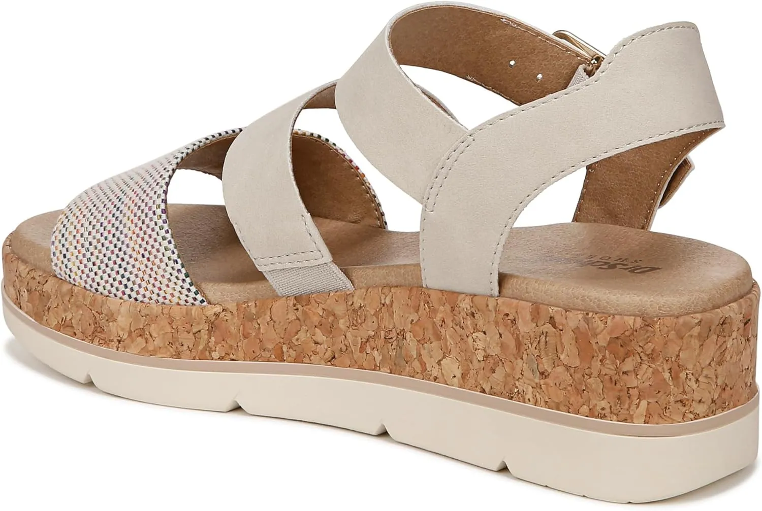 Dr. Scholl's Shoes Women's Once Twice Espadrille Platform Wedge Sandal