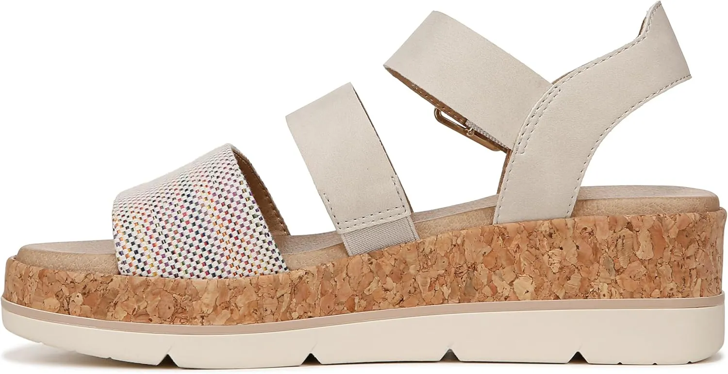 Dr. Scholl's Shoes Women's Once Twice Espadrille Platform Wedge Sandal