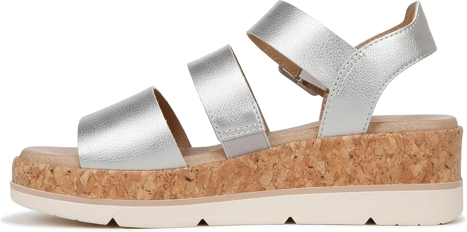 Dr. Scholl's Shoes Women's Once Twice Espadrille Platform Wedge Sandal