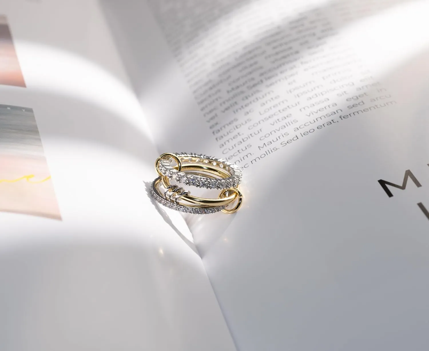 Elegant Stackable Rings for Women 18k Gold Plated Non-Tarnish, Dainty Cubic Zirconia CZ Knuckle Rings Set, Minimalist Jewelry Gift for Wedding Anniversary Everyday Wear