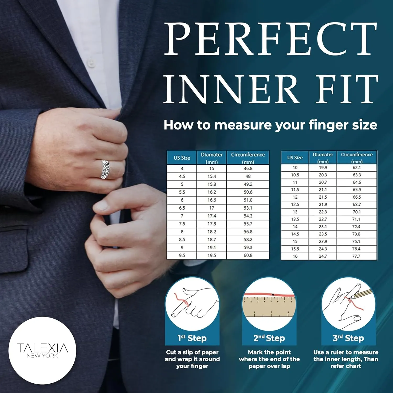 Elegant Stainless Steel Rings Men - Timeless Wedding Rings for Men with Hypoallergenic Design - Ideal for Anniversaries, Weddings, or Special Events, 9mm Width (9-14)