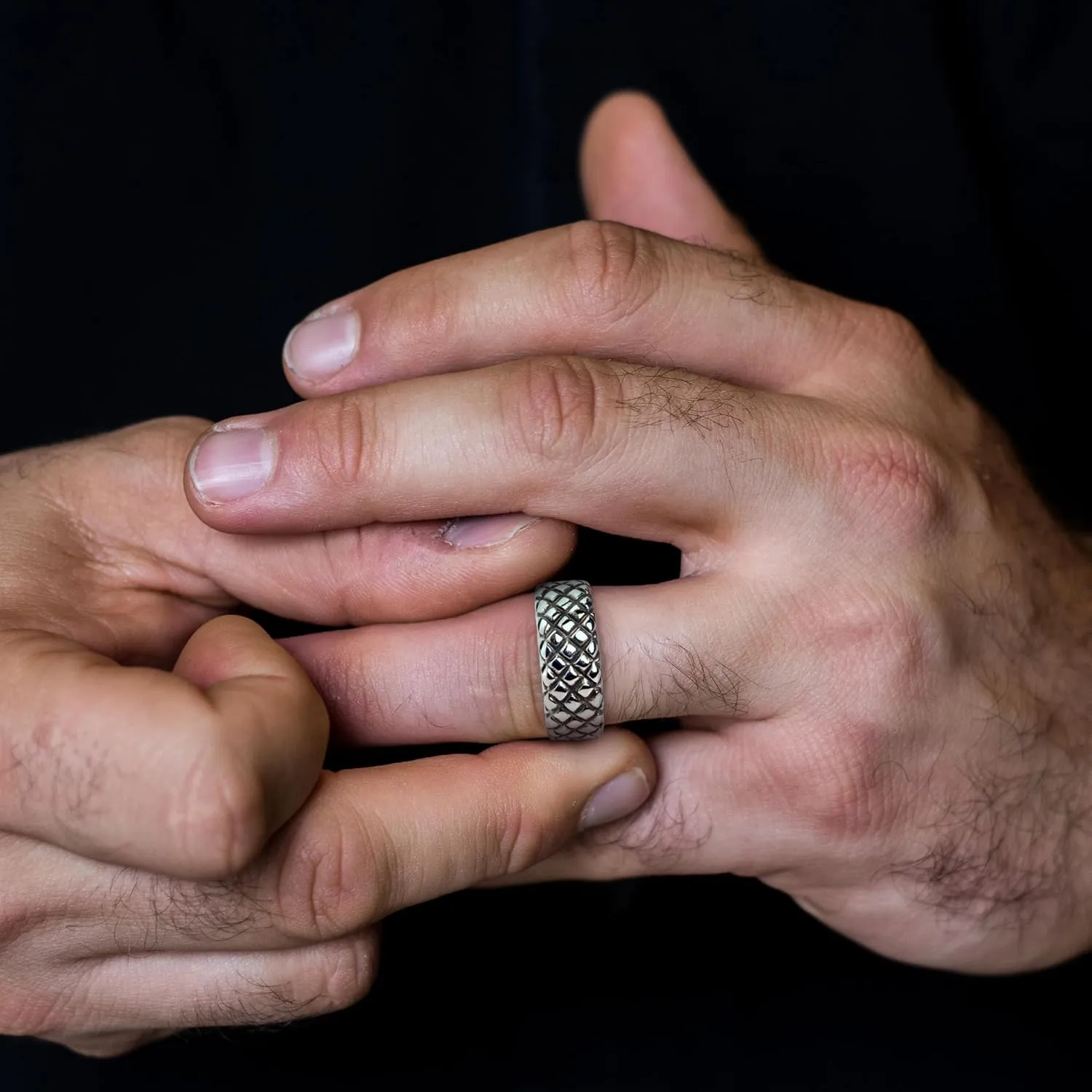 Elegant Stainless Steel Rings Men - Timeless Wedding Rings for Men with Hypoallergenic Design - Ideal for Anniversaries, Weddings, or Special Events, 9mm Width (9-14)