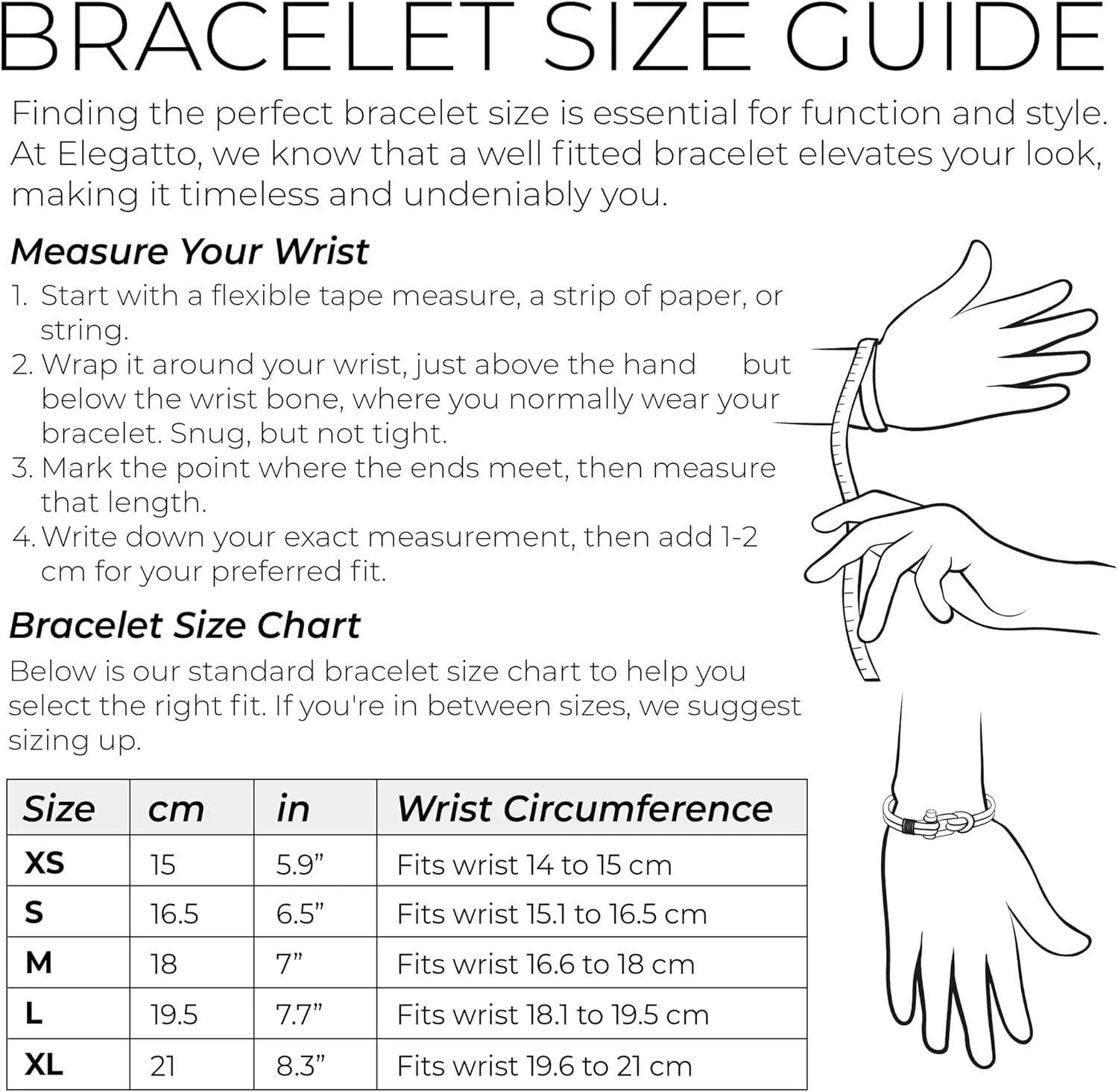 Elegatto Duetto Platinum Rope Bracelet for Men | Double Nautical Nylon Cord with Silver Polished Stainless Steel Shackle Clasp | Waterproof and Fade-Resistant