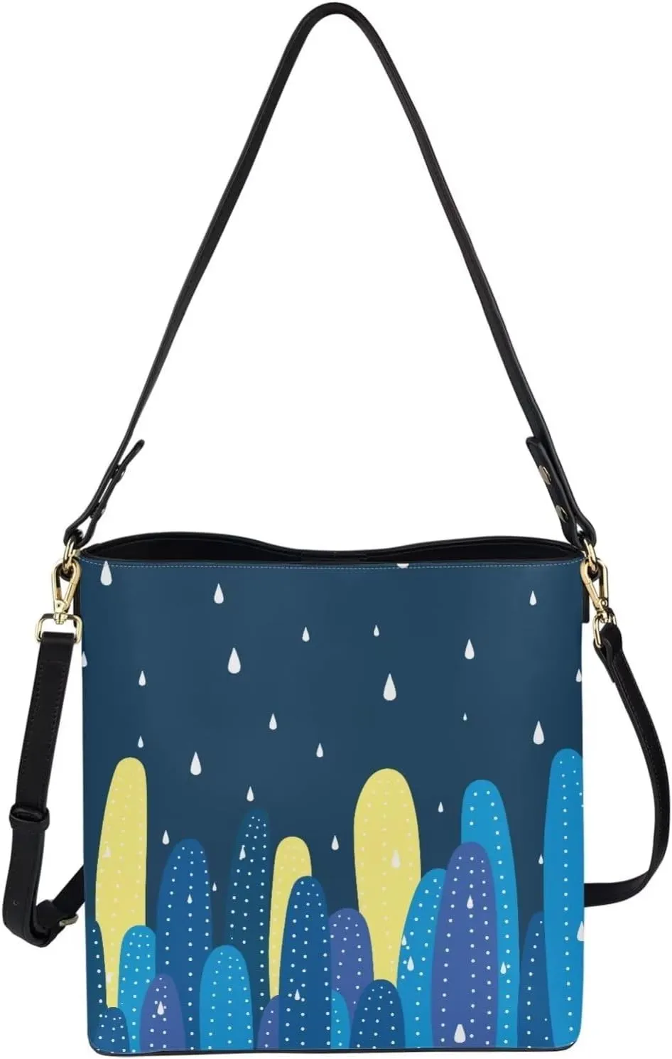 GIFTPUZZ Hobo Bag with PU Leather Large Cell Phone Purses for Women Crossbody Bucket Bag Purses Crossbody Handbags