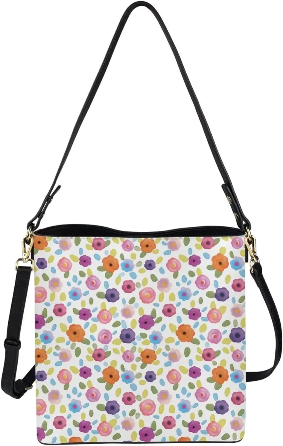GIFTPUZZ Hobo Bag with PU Leather Large Cell Phone Purses for Women Crossbody Bucket Bag Purses Crossbody Handbags