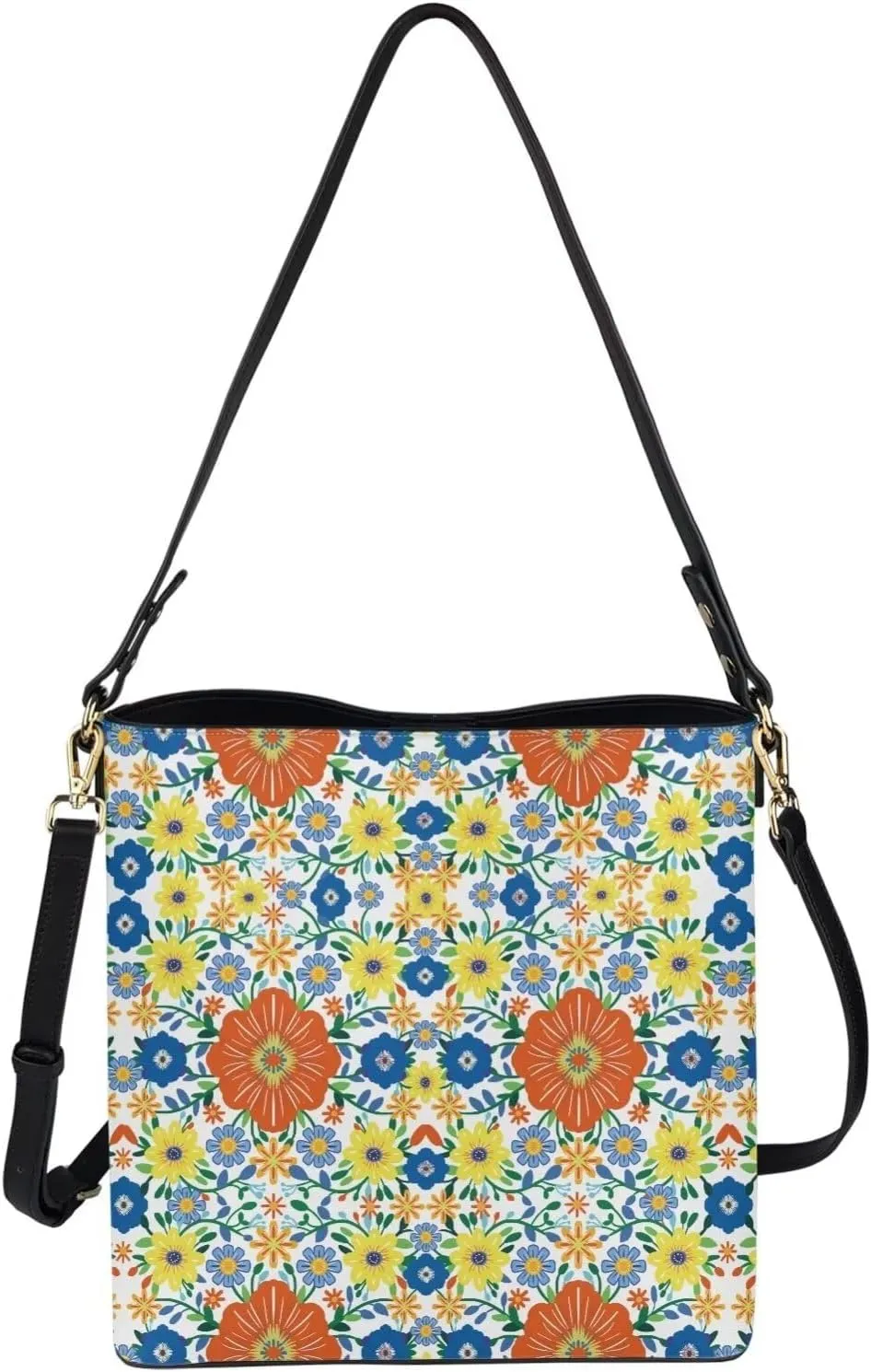 GIFTPUZZ Hobo Bag with PU Leather Large Cell Phone Purses for Women Crossbody Bucket Bag Purses Crossbody Handbags